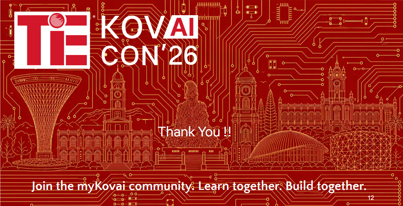 TiE KovAI Con'26 - Thank You